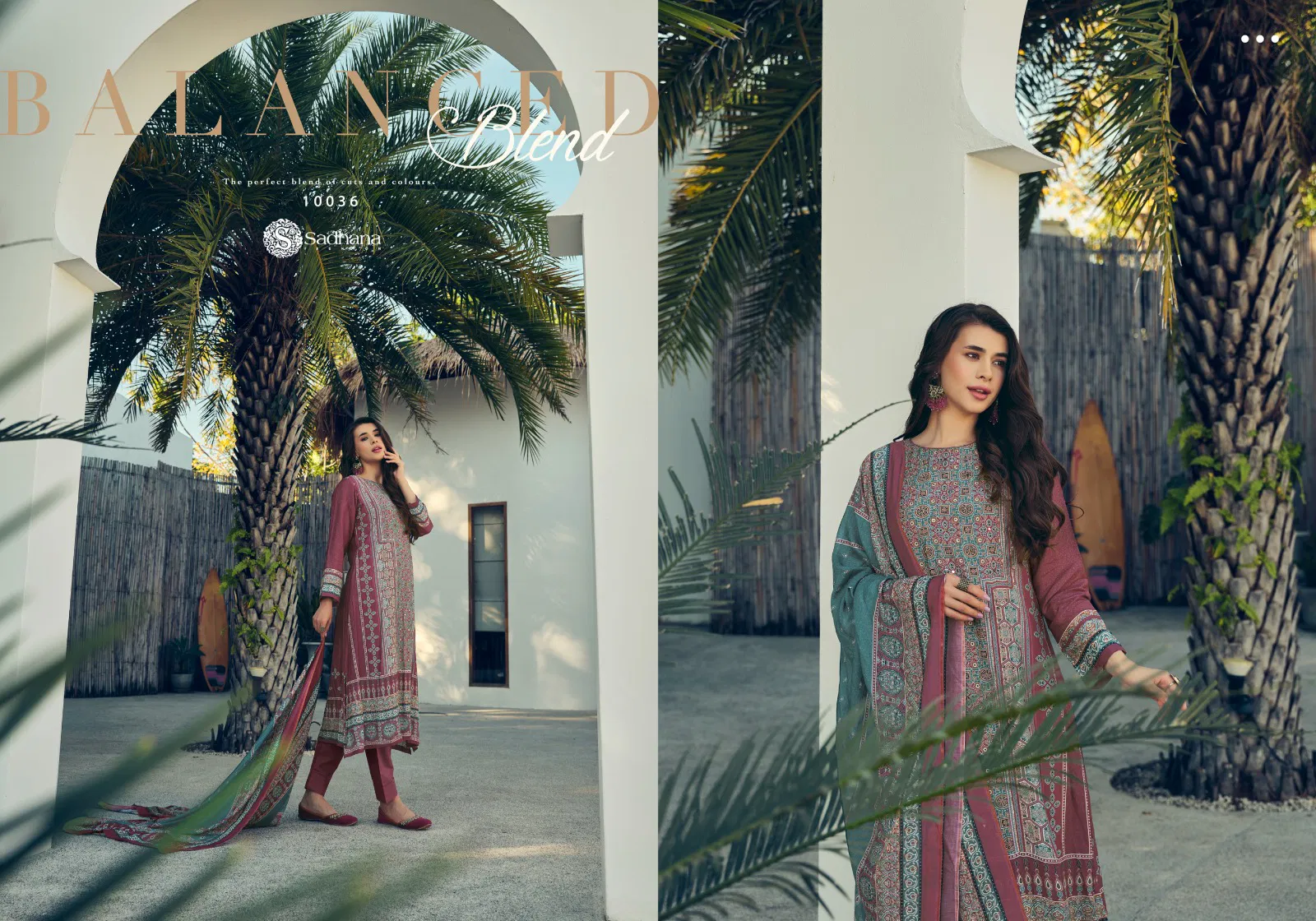 Harleen By Sadhana Muslin Silk Printed Dress Material Wholesale Clothing Distributors In India